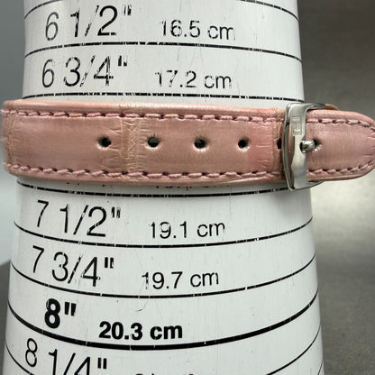 Hamilton Ardmore Watch Women 19mm Pink Dial Steel Rectangle H112110 New Battery11