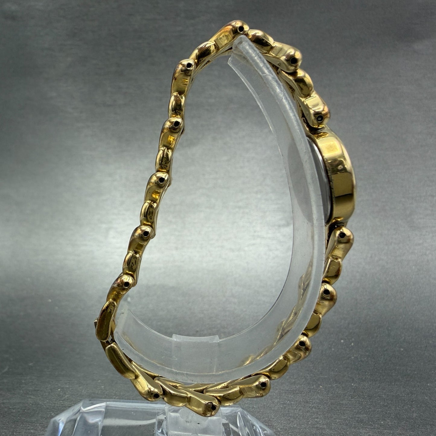Seiko Watch Women 17mm Champagne Dial Gold Tone Round 1F20-0B20 New Battery8