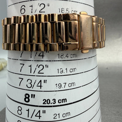 Michael kors Blake Watch Women 42mm Brown Dial Rose Gold Tone Round New battery10