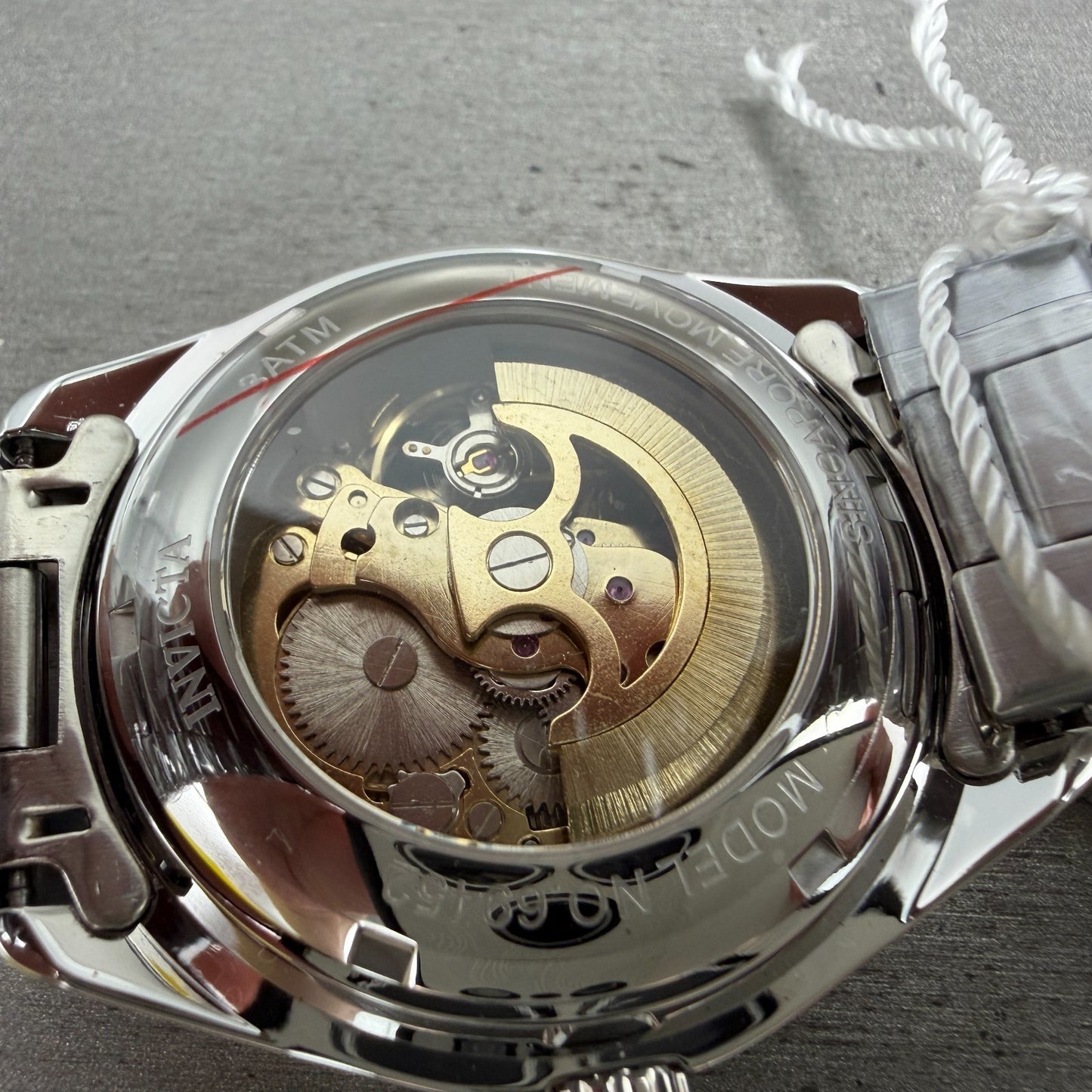 Invicta Object D Art Watch Men 43mm Skeleton Dial Steel Automatic Round 694527