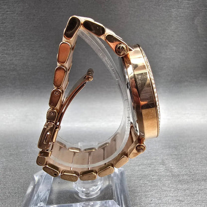 Michael Kors Parker Watch Women 39mm Rose Gold Gemmed Round MK6176 New Battery8
