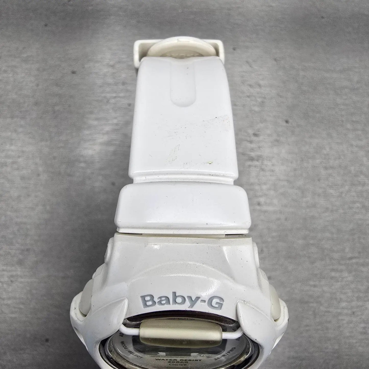 Casio Baby-G BG-169R Watch Women 42mm White Dial White Tone Alarm Chrono New Bat4