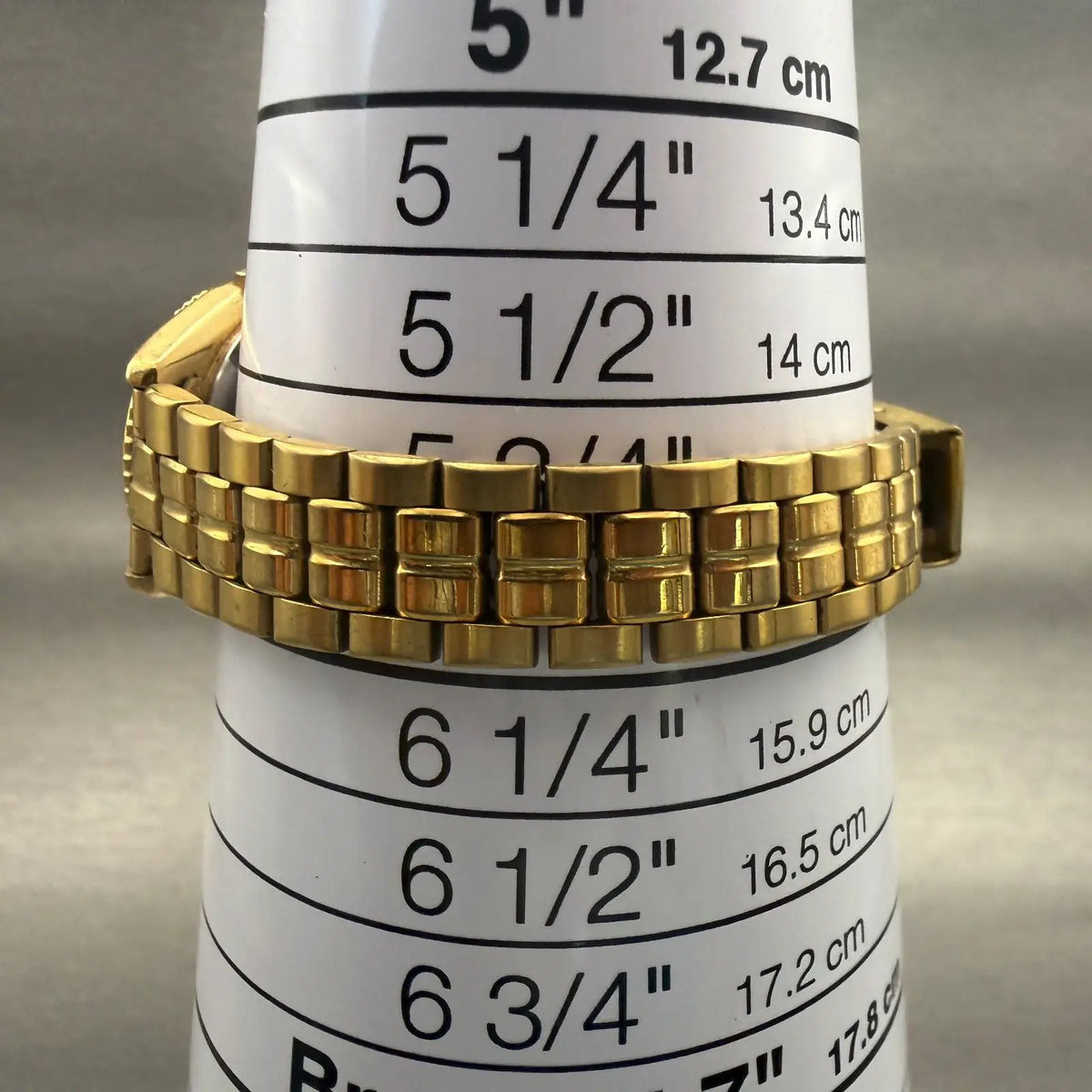 Seiko SQ Watch Women 25mm Gold Dial Gold Tone Daydate Round 3Y03-0060 New Batt7