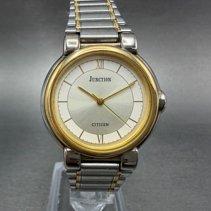 Citizen Junction Watch Unisex 31mm White Dial Two Tone Round 1032-344642 New Bat0