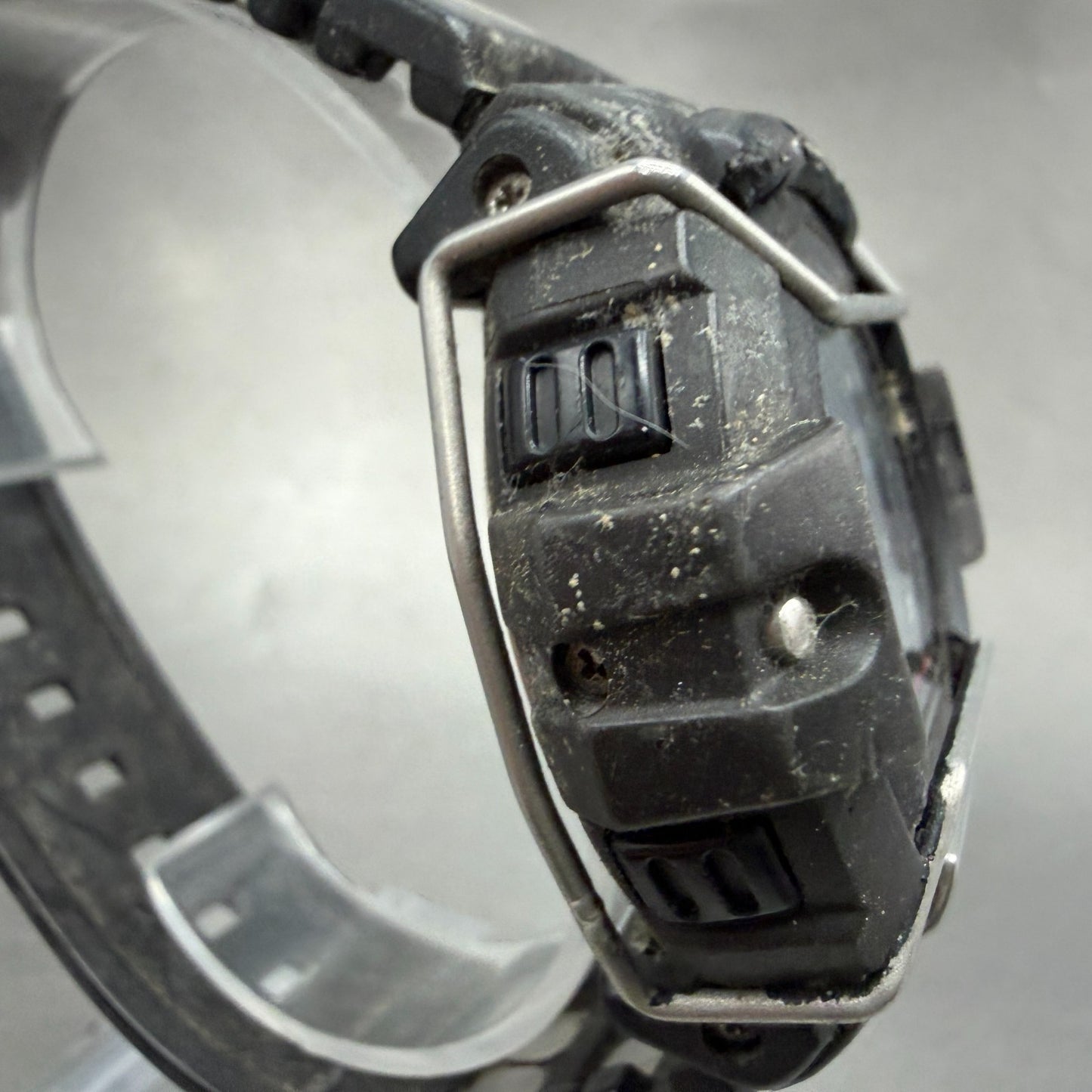 Casio G-Sock GL-121 Watch Men 49mm Black Digital Alarm Chrono New Battery3