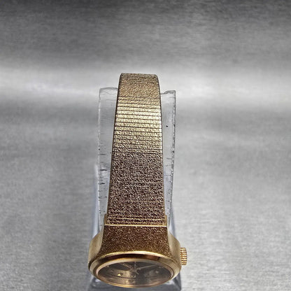 Seiko Watch Women 20mm Black Dial Gold Tone Round 8Y21-0020 New Battery Vintage(4