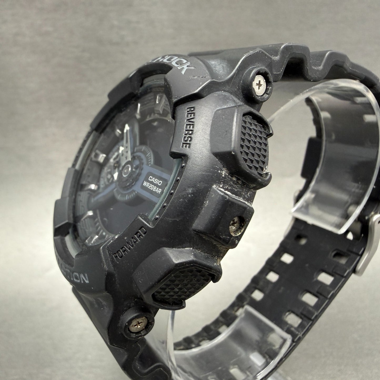 Casio G-Shock GA-110 Watch Men 51mm Ana Digi Black Alarm Chrono New Battery ABC2