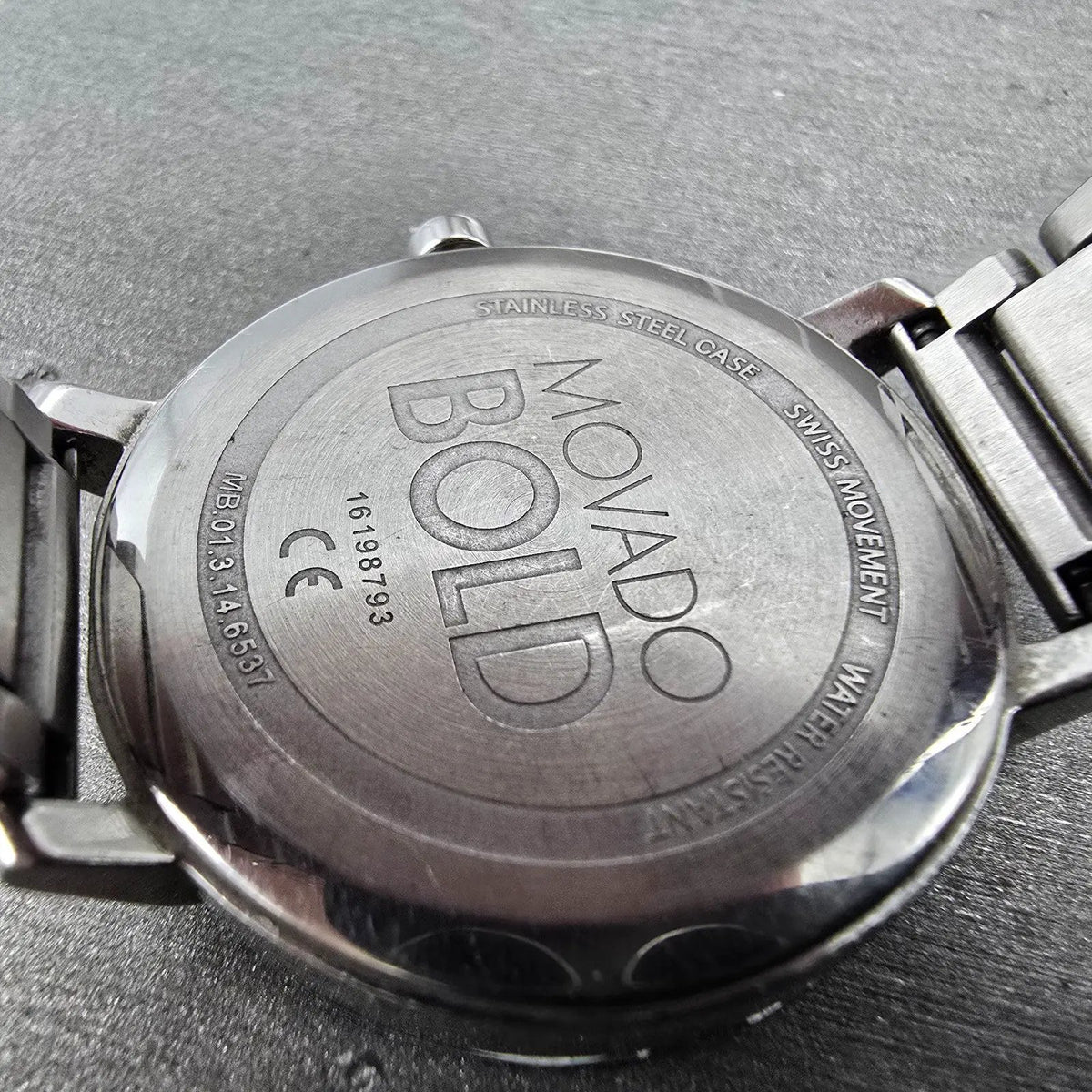 Movado Bold Evolution Watch Women 34mm Silver Dial Steel Round 3600821 New Batt9