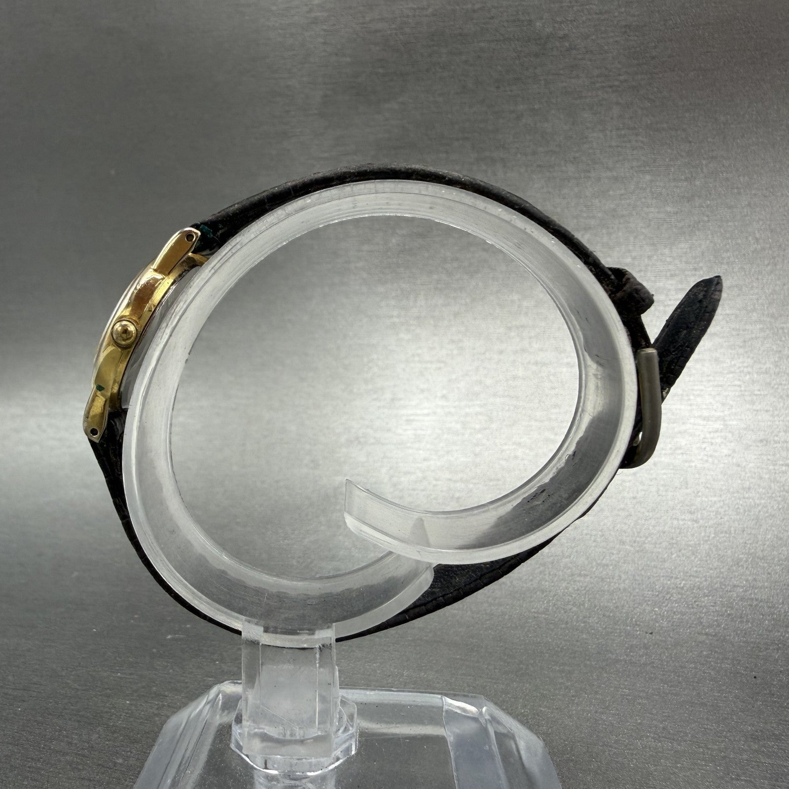 Seiko Watch Women 20mm Gold Dial Gold Tone Round 2y00-0A19 New Battery Vintage6