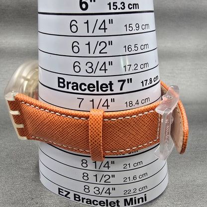 Swatch Squeezed Pumpkin Watch Men 44mm Orange Dial Clear Case SUDK102 New Batt14