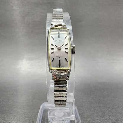 Seiko Fine Seiko Watch Women 12mm Silver Dial Silver Tone Manual 15203370 Runs5
