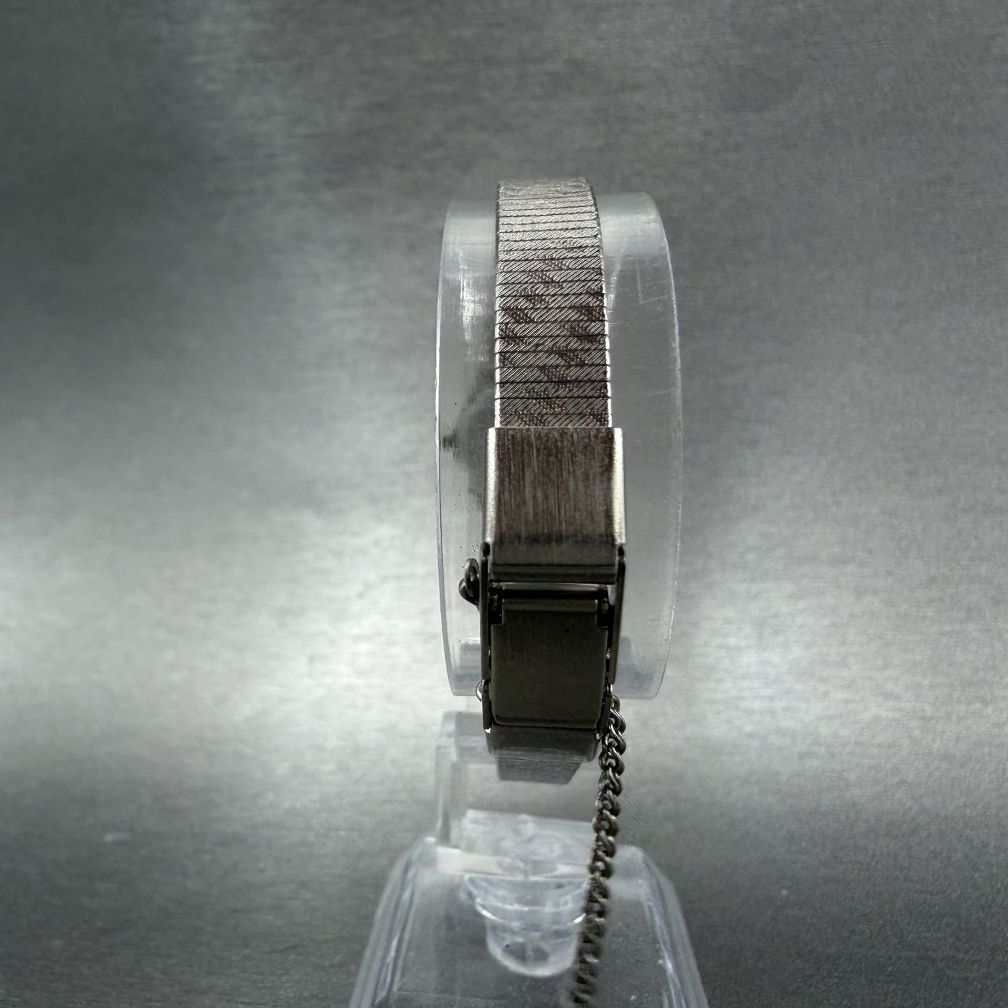 Seiko Watch Women 17mm Silver Dial Two Tone Round 5420-0129 New Battery VTG ATD7