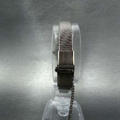 Seiko Watch Women 17mm Silver Dial Two Tone Round 5420-0129 New Battery VTG ATD7