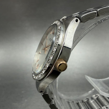 Seiko Watch Women 28mm Silver Dial Silver Tone Round Date 6N22-00D0 New Battery2