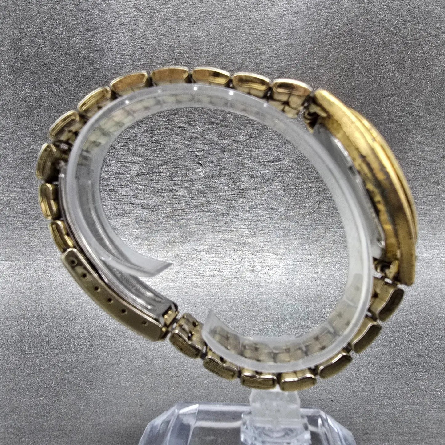Seiko Watch Men 37mm CSX Champagne Dial Gold Tone Round 7N43-9048 PARTS Vintage9