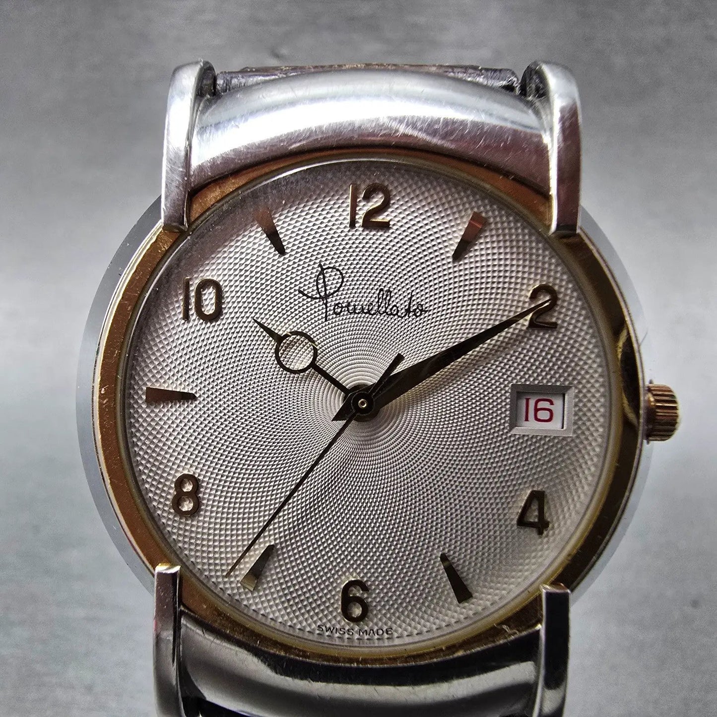 Pomellato watch Men 39mm White Dial Stainless Steel Date Automatic Round Runs1