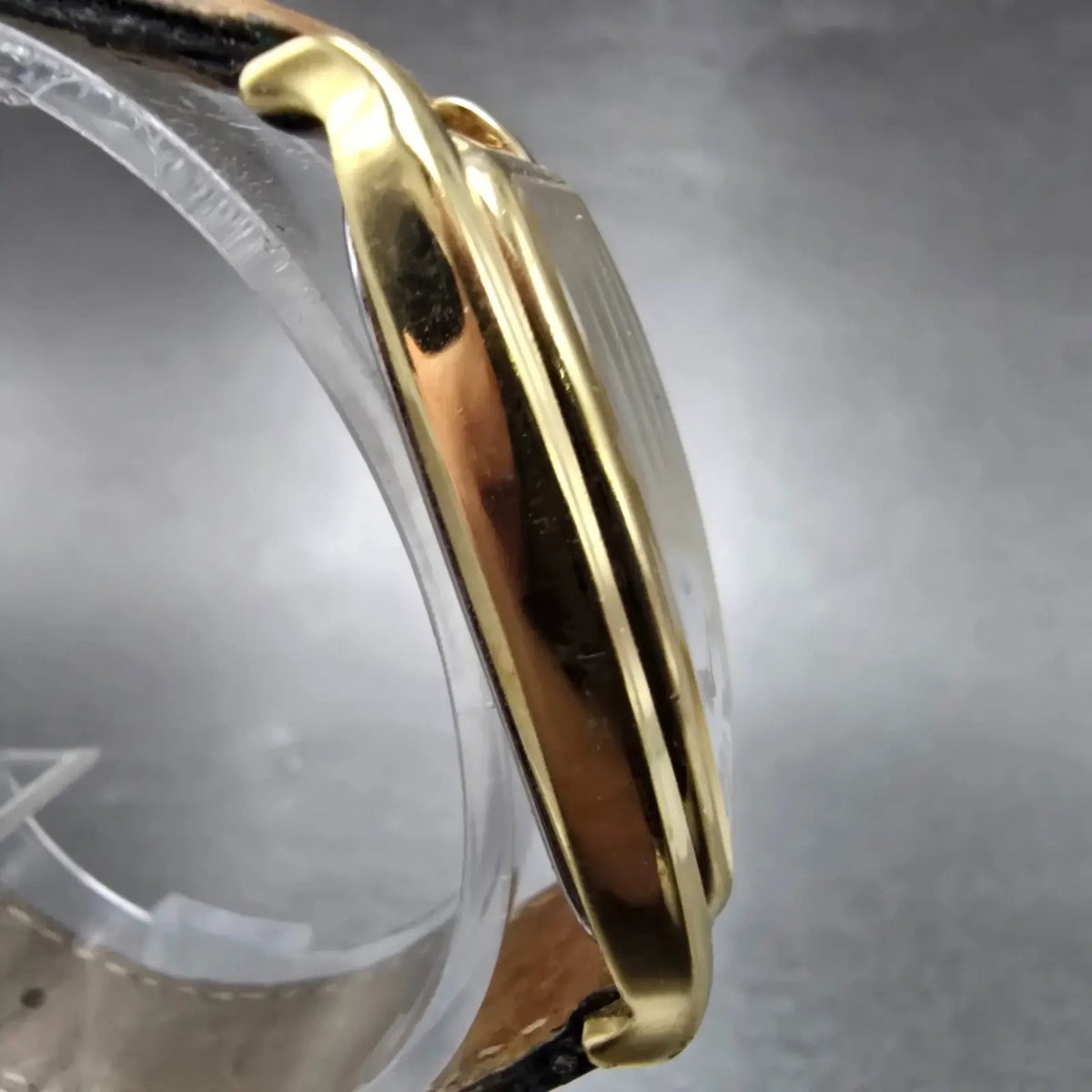 Orvis Dual Time Watch Women 23mm White Dial Gold Tone Rectangle New Battery GT3
