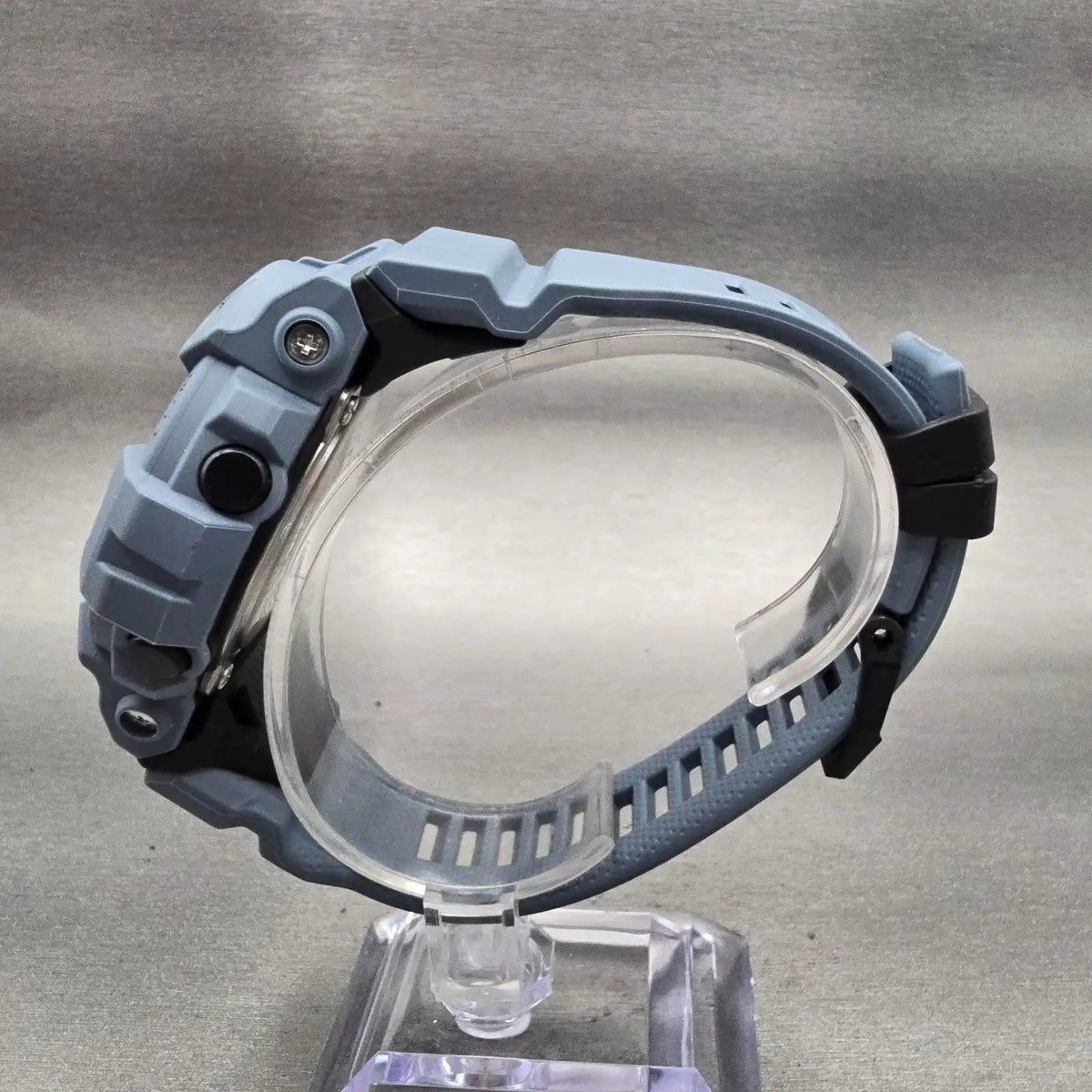 Casio G-Shock GBA-800 Watch Men 48mm Black Dial Blue Chrono Alarm New Battery6