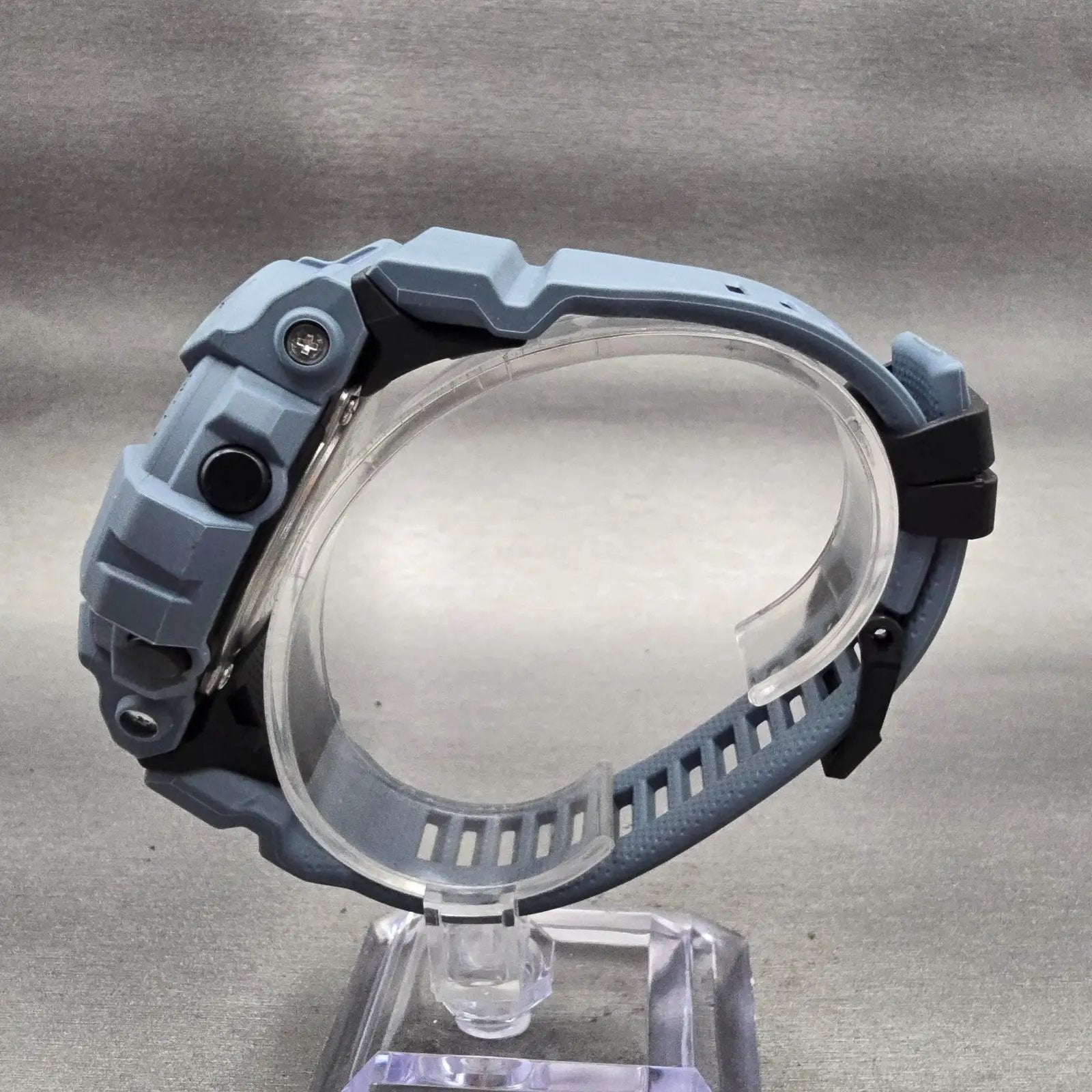 Casio G-Shock GBA-800 Watch Men 48mm Black Dial Blue Chrono Alarm New Battery6