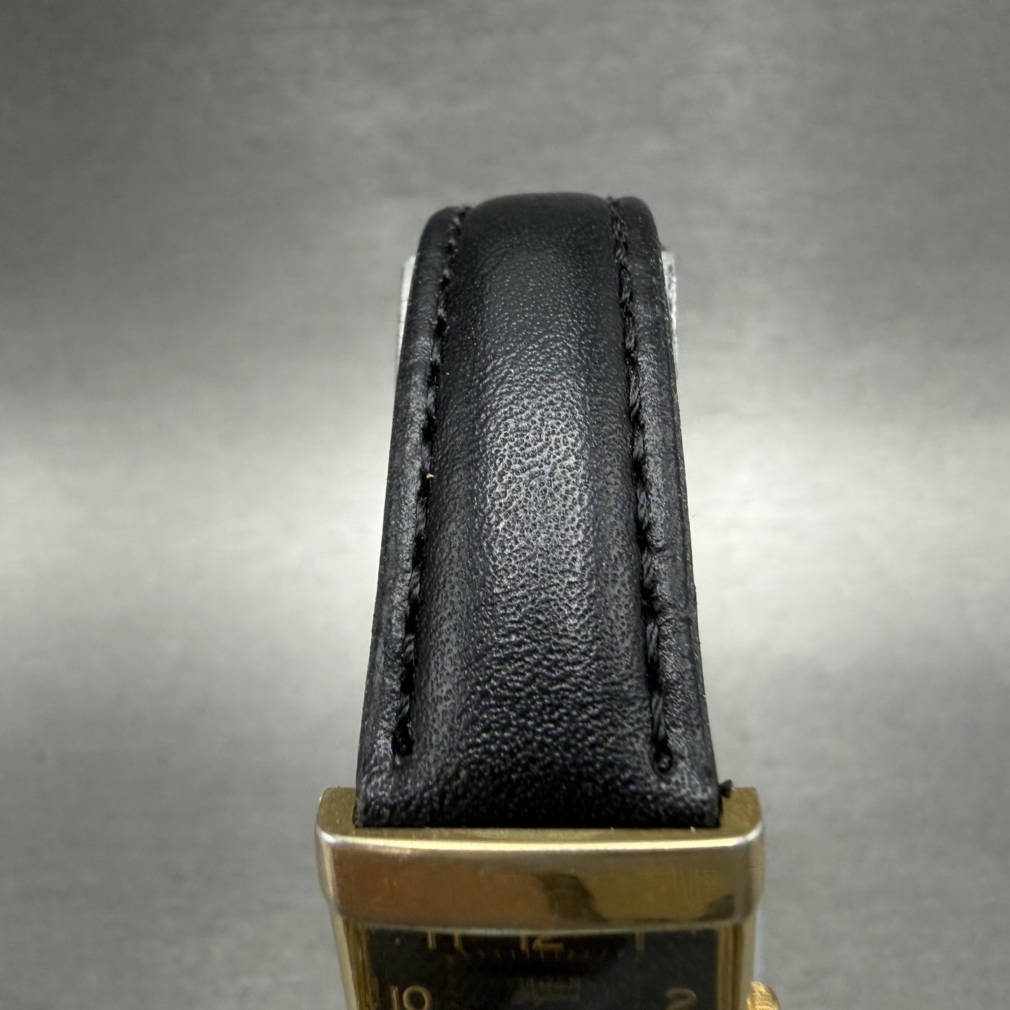 Citizen Elegance Tank Watch Women 18mm Blue Dial Gold Tone Rectangle New battery4
