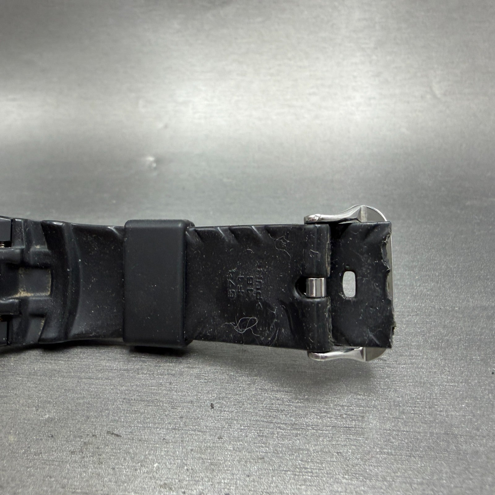 Casio G-Shock GW-1500A Watch Men 48mm Analog Digital Black BROKEN BAND Runs8