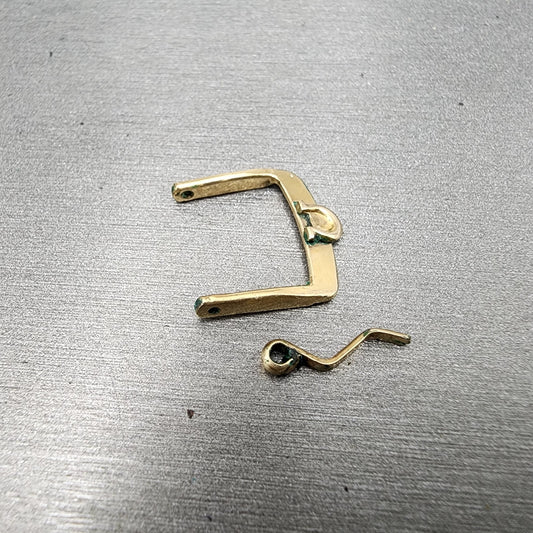 Omega Watch Band Buckle 14mm Gold Tone Vintage Base Metal0