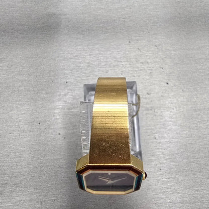 Seiko Watch Women 20mm Brown Dial Two Tone Octagon 2320-588A Vintage New Battery4