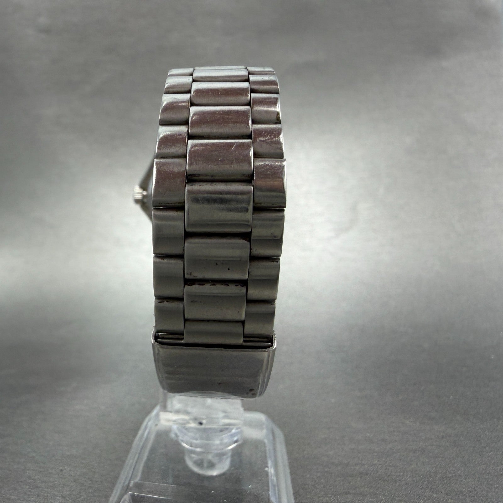 Seiko Spirit Watch Men 35mm Silver Dial Silver Tone 7N48-7000 Daydate New Batt7