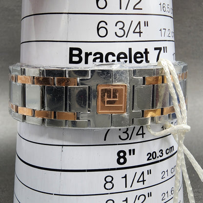 Balmain Beleganza Watch Women 25mm Silve Dial Two Tone Rectangle Rose Gold Tone12