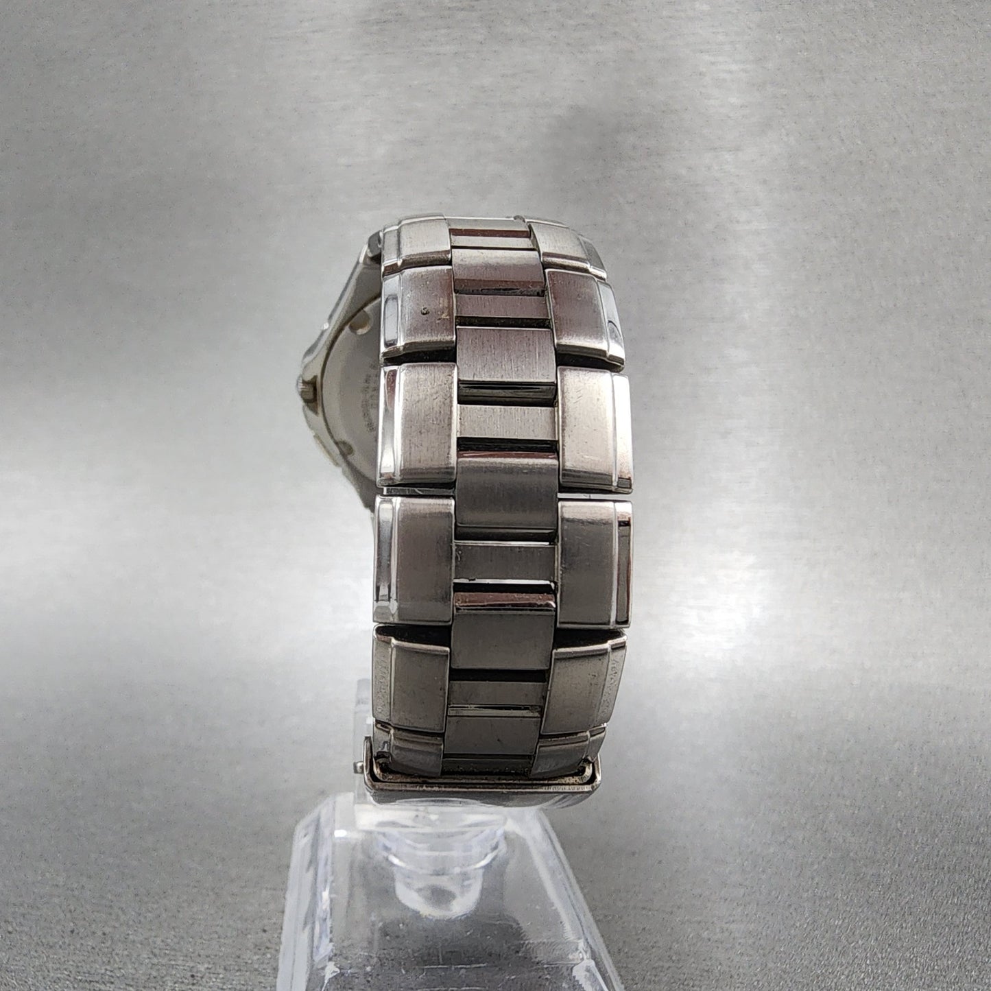 Citizen EcoDrive Attesa Watch Men 38mm White Dial Titanium Atomic Round Runs7