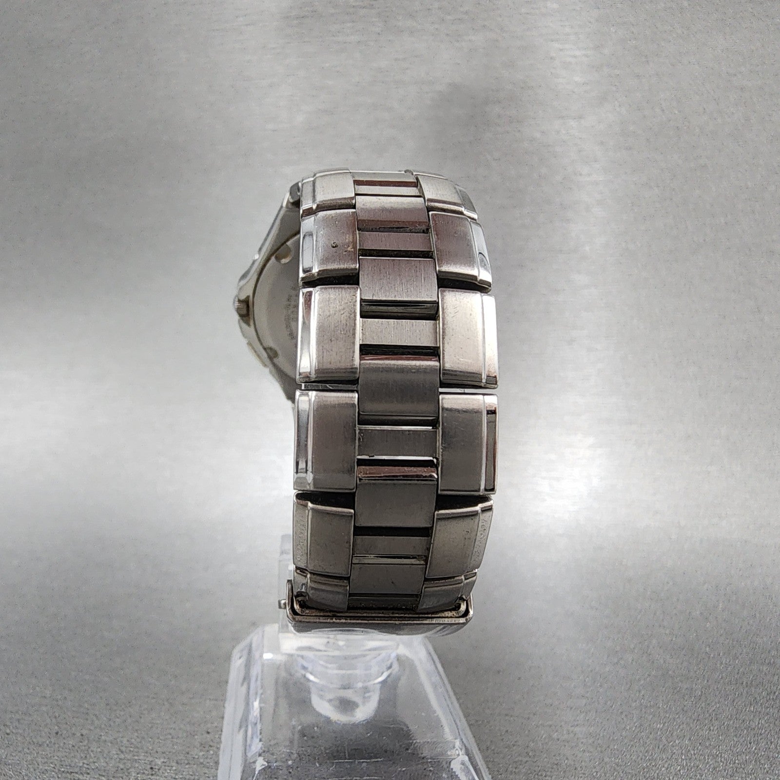 Citizen EcoDrive Attesa Watch Men 38mm White Dial Titanium Atomic Round Runs7