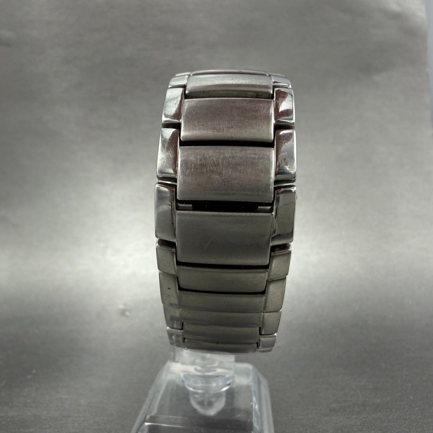 Bulova Tank Watch Men 35mm Blue Dial Silver Tone Rectangle 96A169 New Battery7
