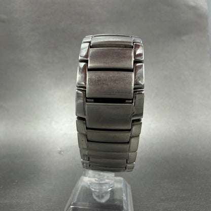 Bulova Tank Watch Men 35mm Blue Dial Silver Tone Rectangle 96A169 New Battery7