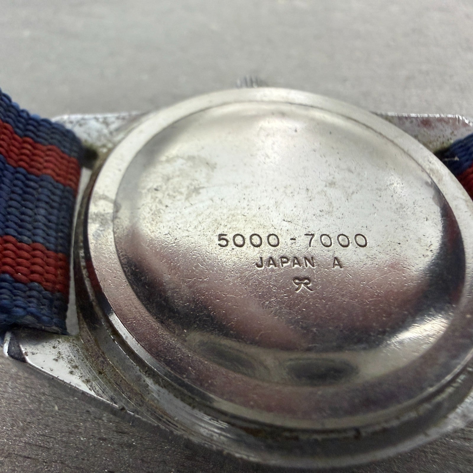 Seiko Mickey Mouse Watch Men 35mm Silver Dial Silver Tone Manual 5000-7000 Runs9