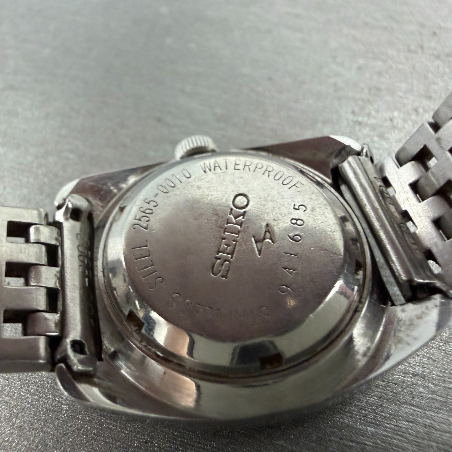 Seiko Matic Lady Special Watch Women 25mm Silver Dial Steel Date 2565-0010 PARTS10