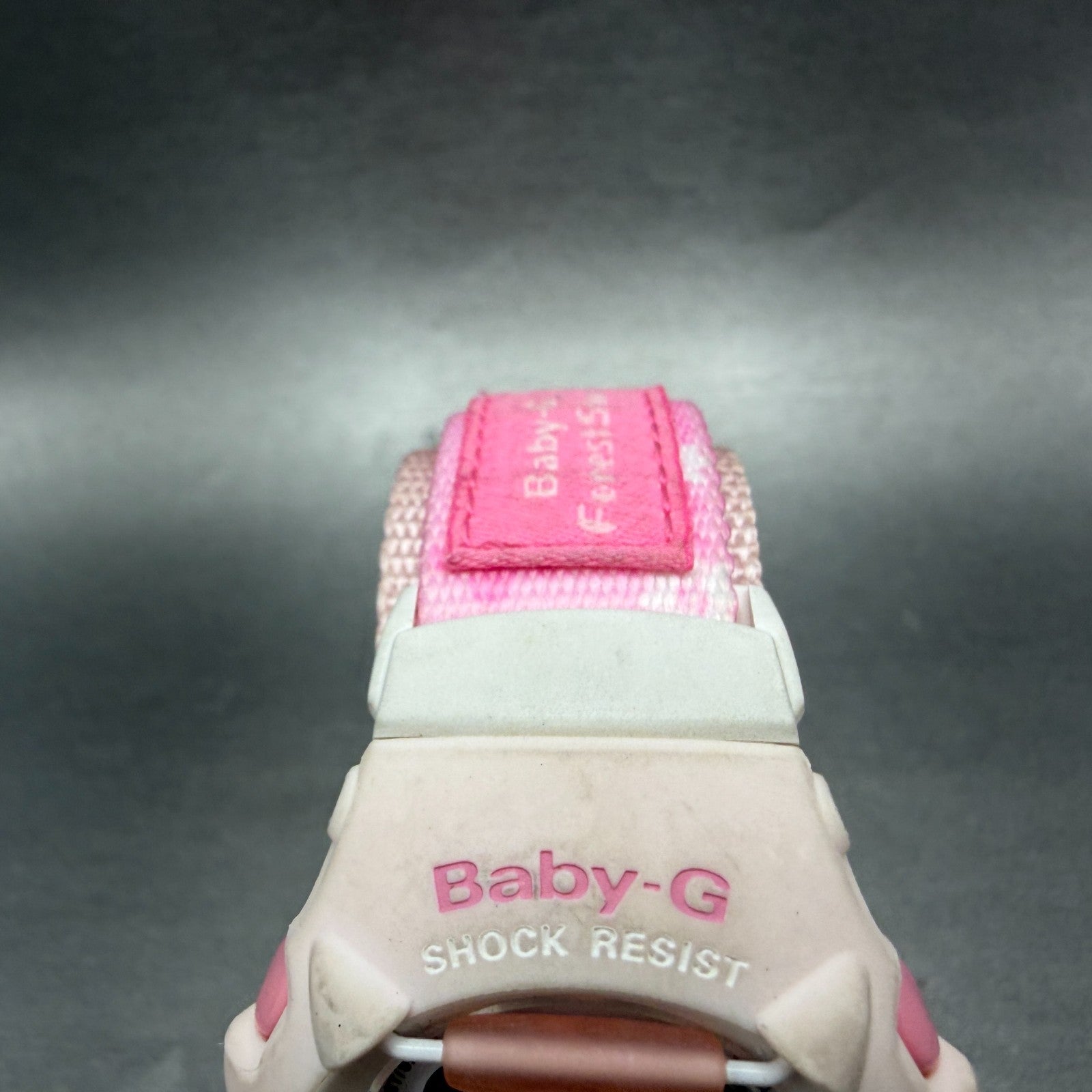 Casio Baby-G Watch Women 42mm Digital White Pink Alarm Chrono BG-530 New Battery4