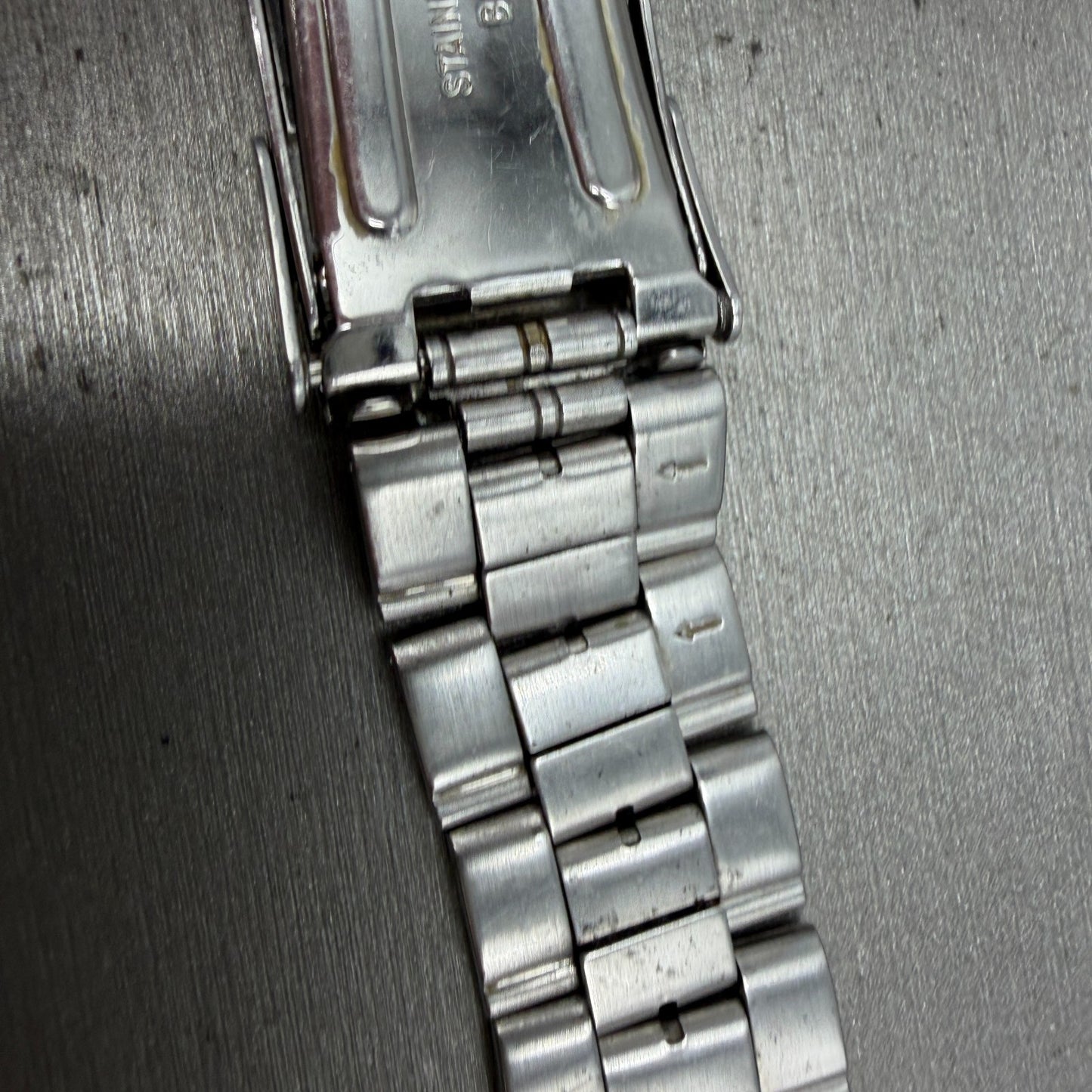Seiko Bracelet 20mm Stainless Steel Two Tone 4859-G Vintage READ!!! Japan9