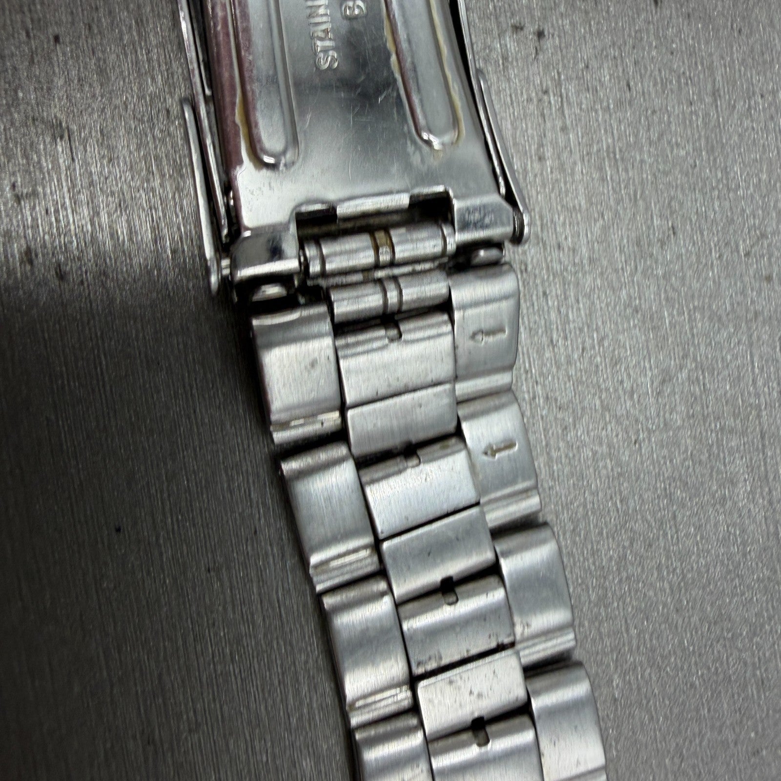 Seiko Bracelet 20mm Stainless Steel Two Tone 4859-G Vintage READ!!! Japan9