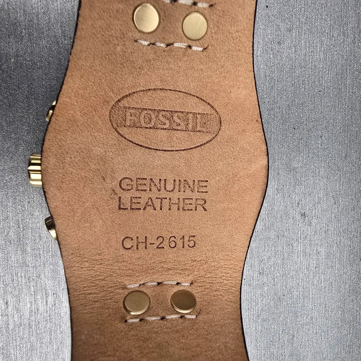 Fossil Coachman Chronograph Watch Men 44mm Black Dial Gold CH2615 New Battery10
