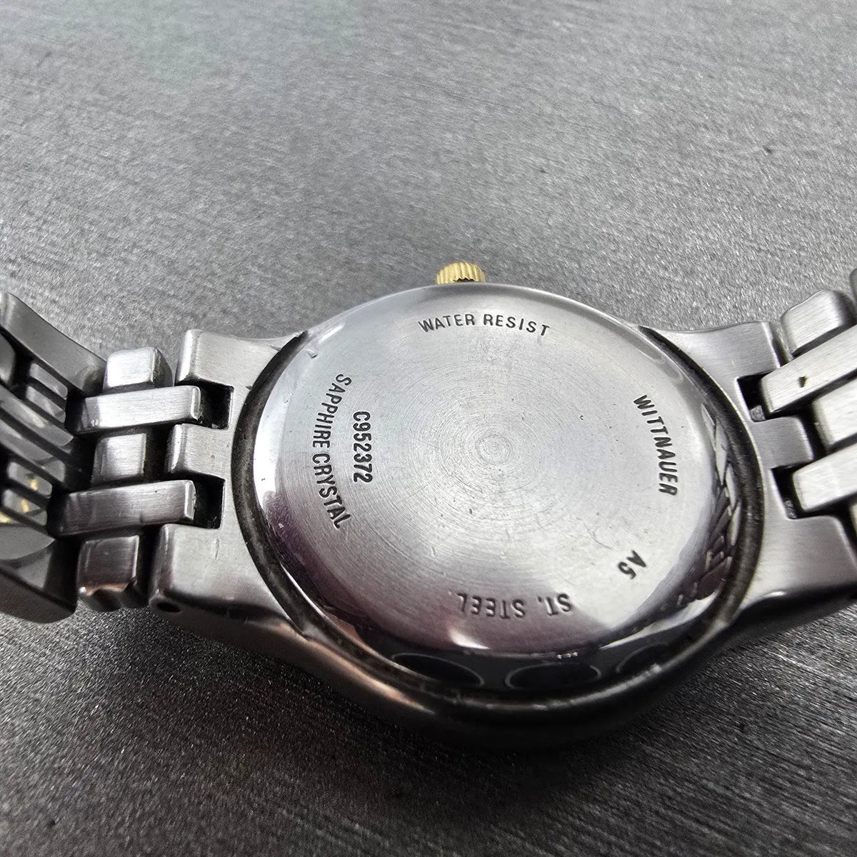 Wittnauer Watch Women 25mm Silver Dial Two Tone Date Round 12R12 New Battery9