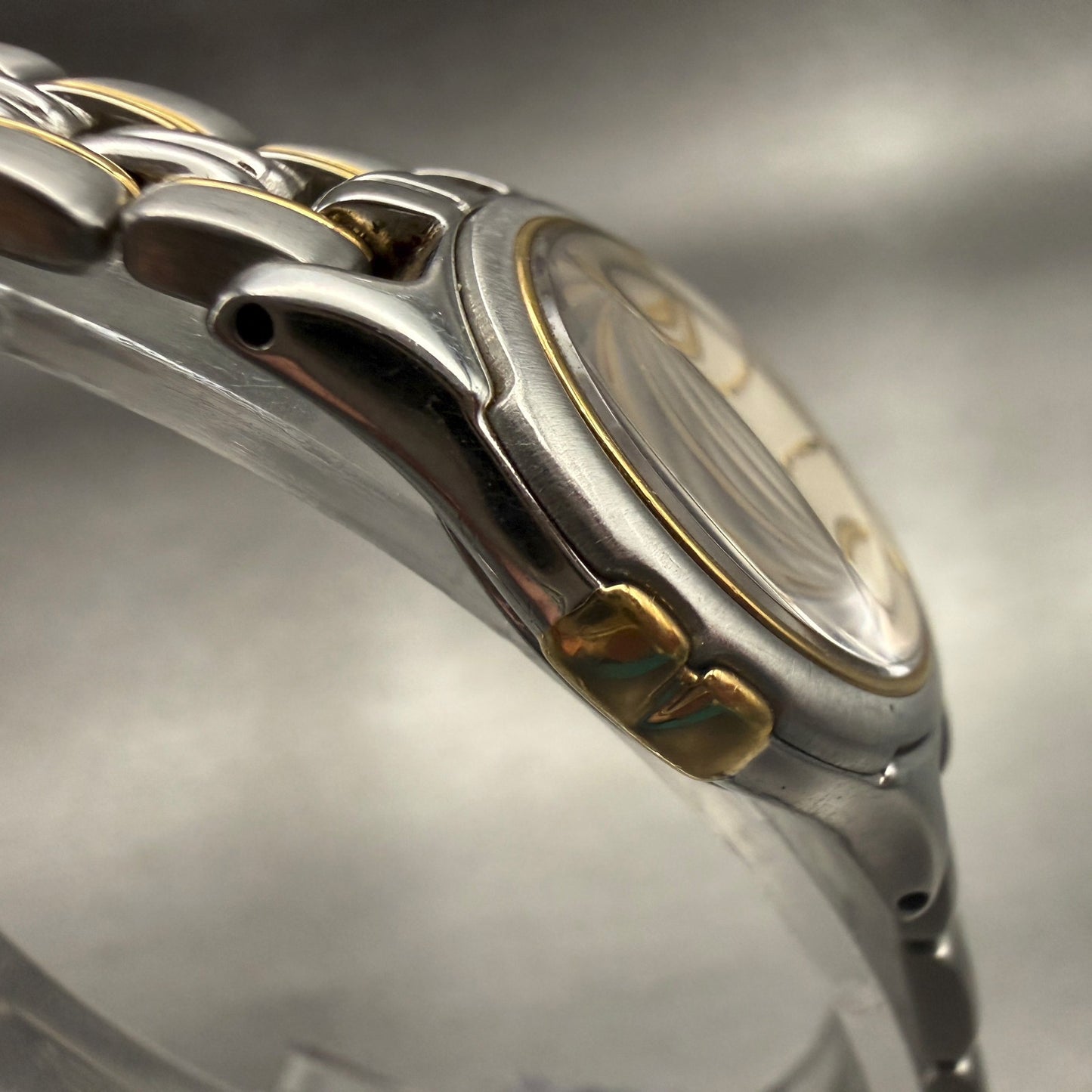 Seiko Exceline Watch Women 24mm Champagne Dial Two Tone Round 2J31-001A New Batt3