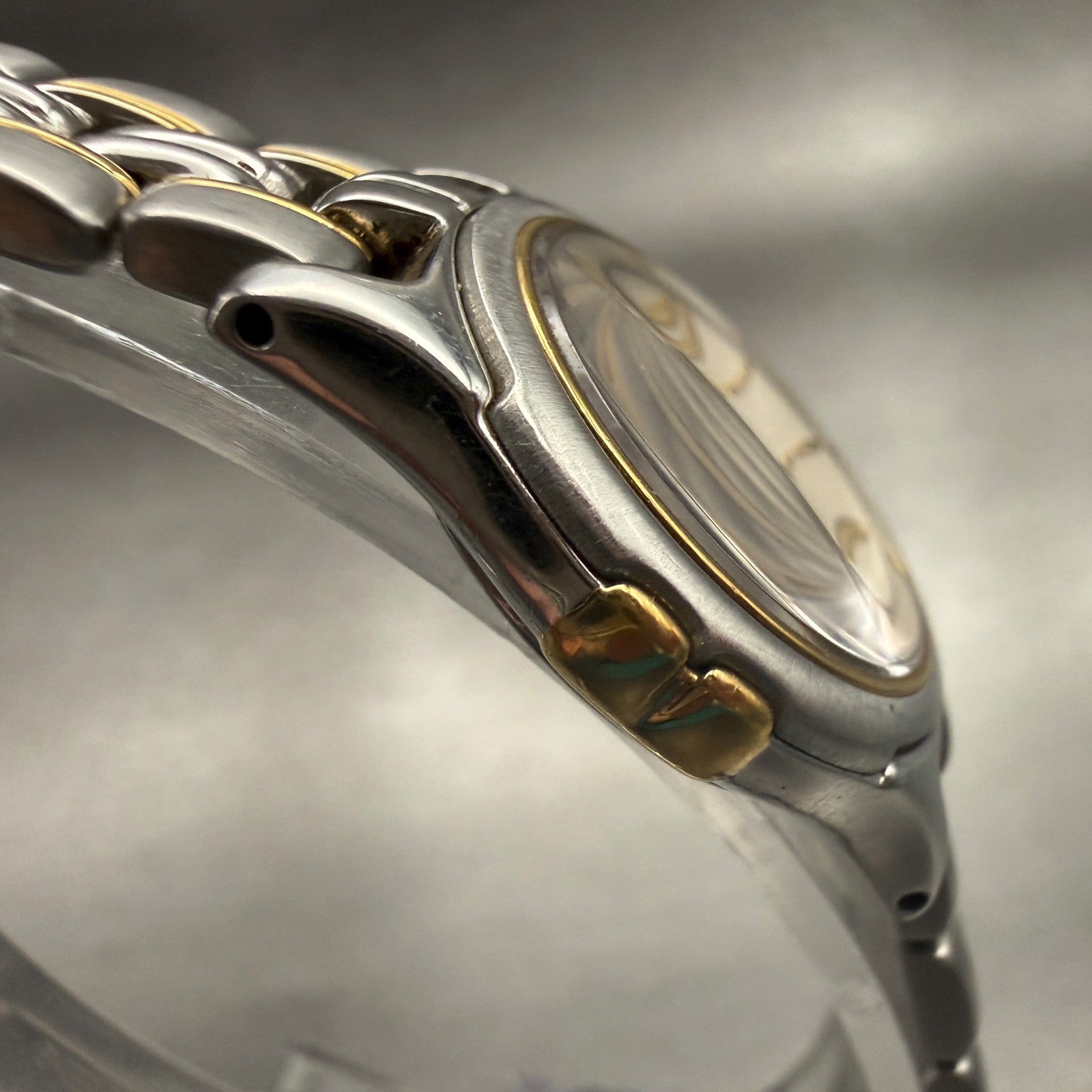 Seiko Exceline Watch Women 24mm Champagne Dial Two Tone Round 2J31-001A New Batt3