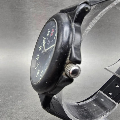 Victorinox Swiss Army Renegade Watch Men 38mm Black Dial Black Tone Date PARTS3