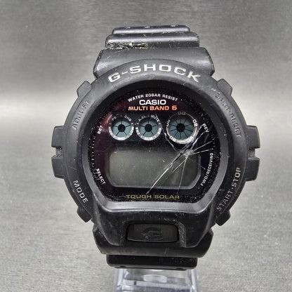 Casio G-Shock GW-6900 Watch Men 51mm Black Alarm Chrono Solar Multi Band 6 PARTS0