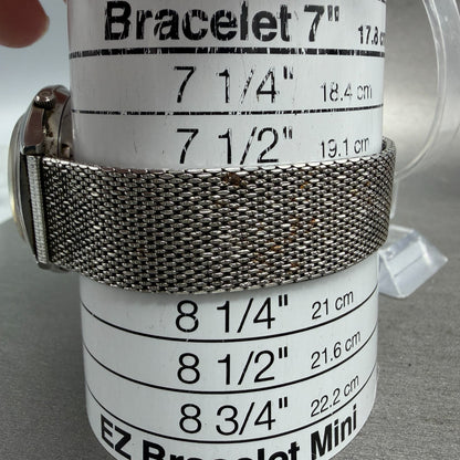 Ricoh Riquartz Watch Men Brown Dial Silver Tone Round 572008 VTG PARTS11