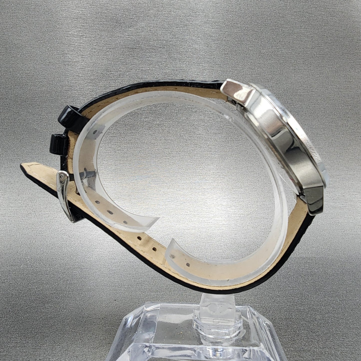 Nixon The Kensington Watch Women 37mm Black Dial Steel Round New Battery8