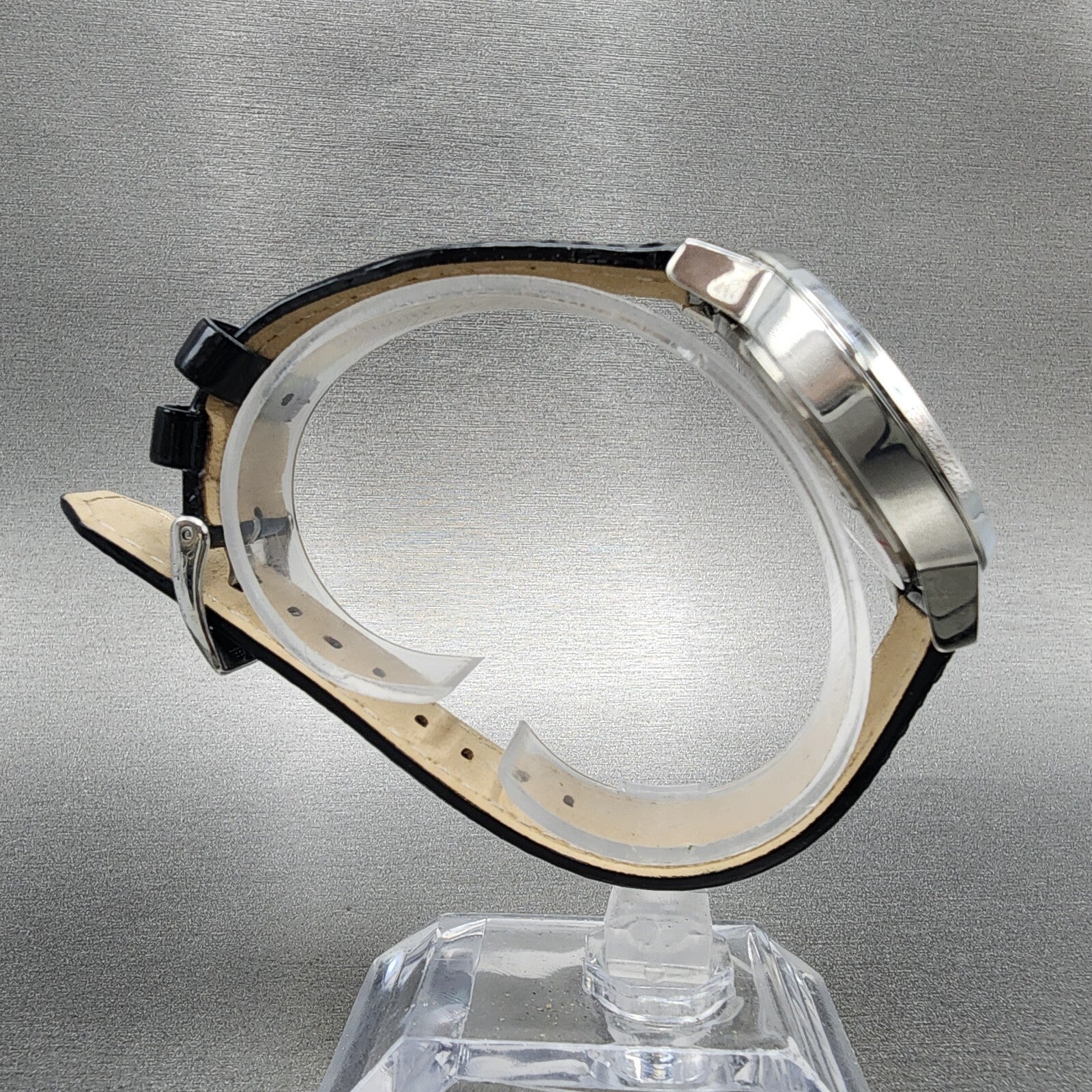 Nixon The Kensington Watch Women 37mm Black Dial Steel Round New Battery8
