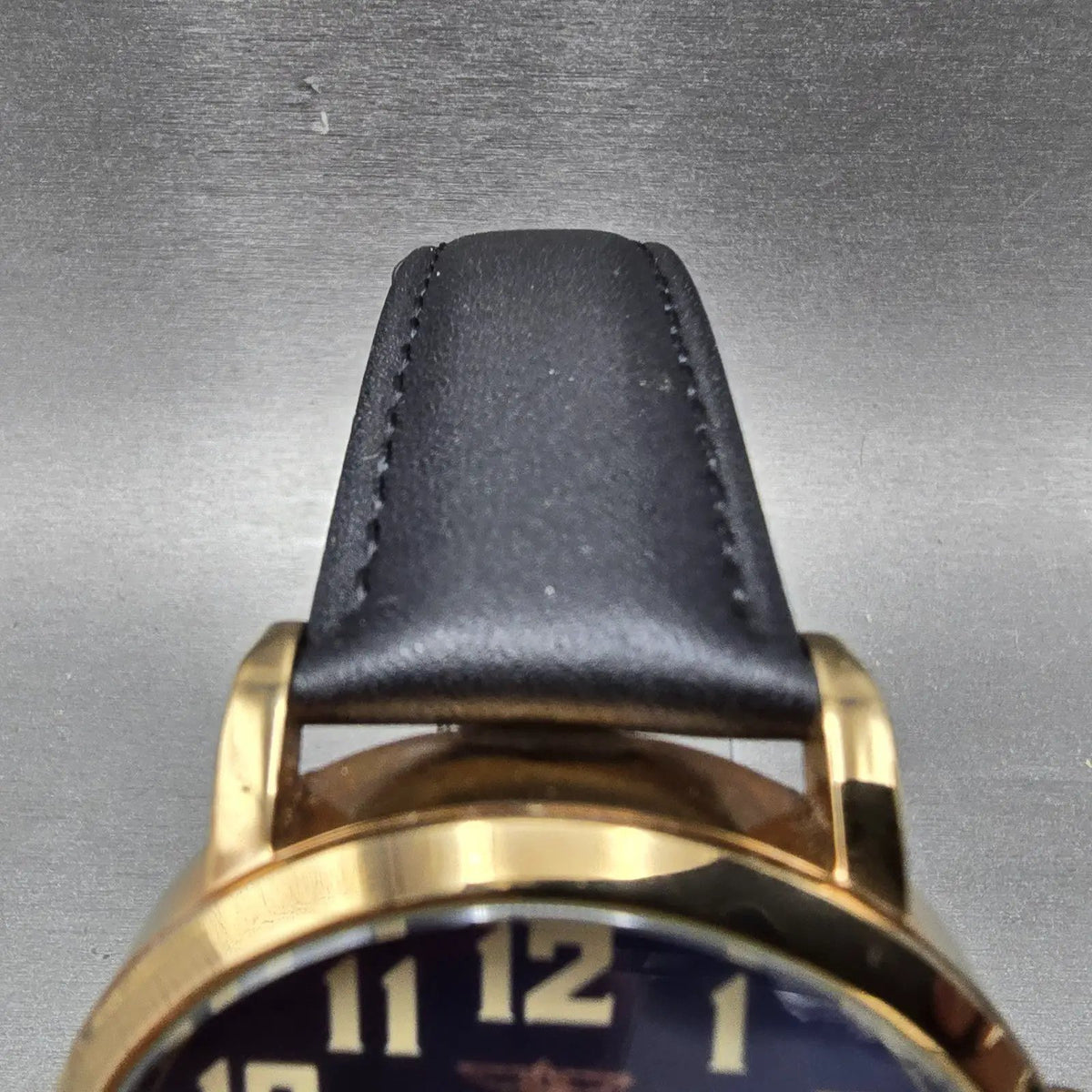 Invicta Vintage Watch Men 45mm Blue Dial Rose Gold Tone Daydate 18433 New Batt4