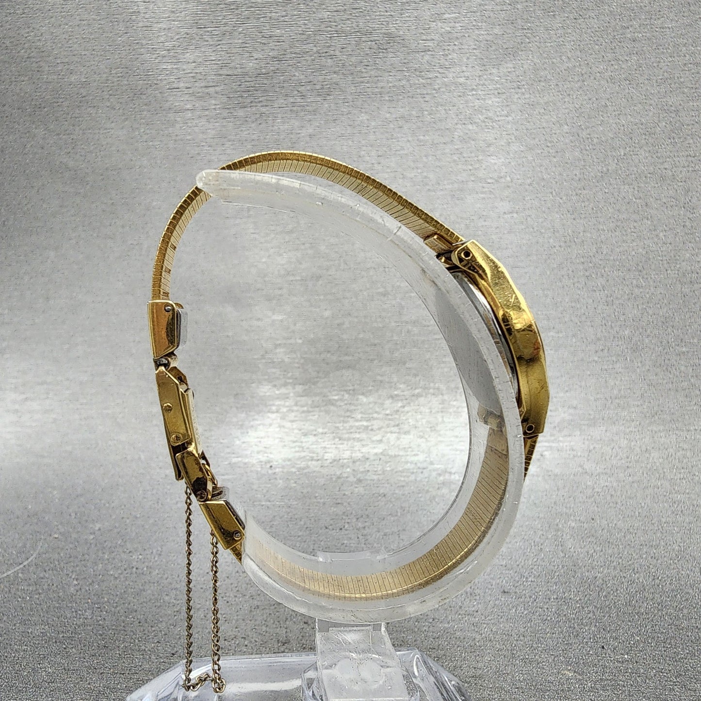 Seiko Watch Women 19mm Gold Dial Gold Tone Round 2P210A79 New Battery VTG8