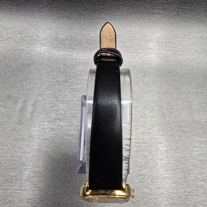 Seiko Watch Women 20mm Gold Dial Gold Tone Rectangle 2P20-5000 New Battery4